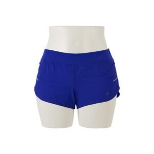 Athleta Women's XL Running Shorts Blue Athletic Workout Exercise 35"Wx3.5"Inseam